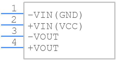 TME 2405S - Traco Power - PCB symbol