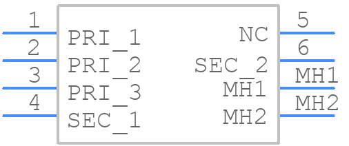 42IF122-RC - Xicon - PCB symbol