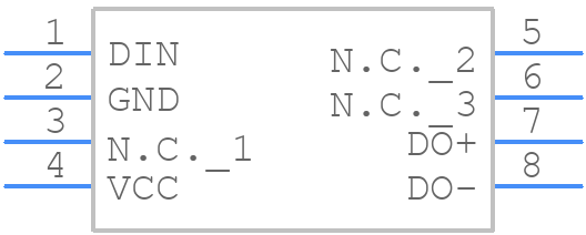 MAX9110EKA+T - Analog Devices - PCB symbol