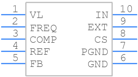 MAX1846EUB+ - Analog Devices - PCB symbol
