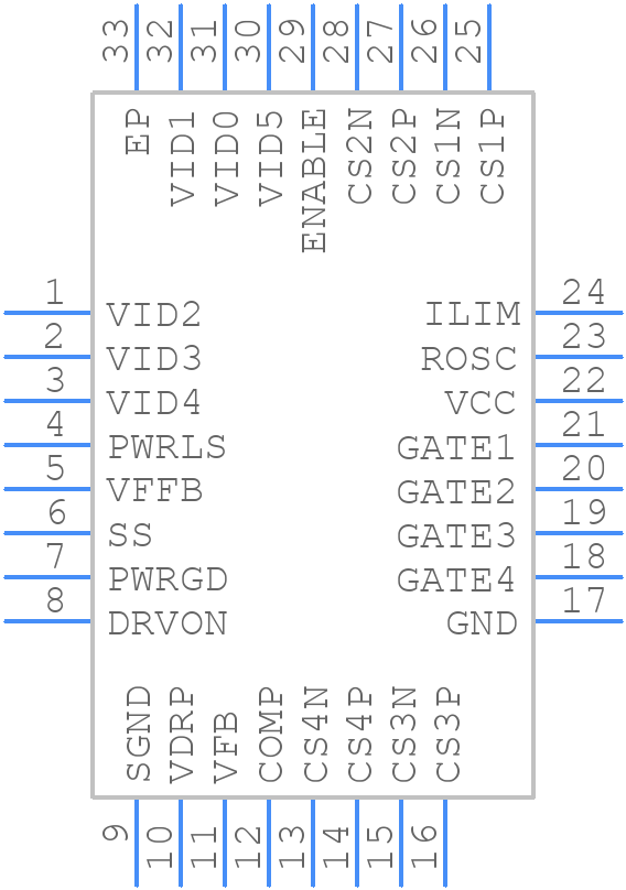 NCP5314MNR2 - onsemi - PCB symbol