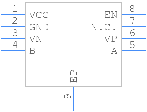 MAX14759ETA+T - Analog Devices - PCB symbol