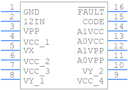 MAX1602EEE+ - Analog Devices - PCB symbol