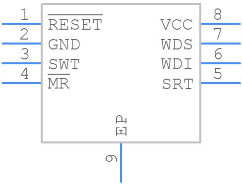 MAX16058ATA31+T - Analog Devices - PCB symbol