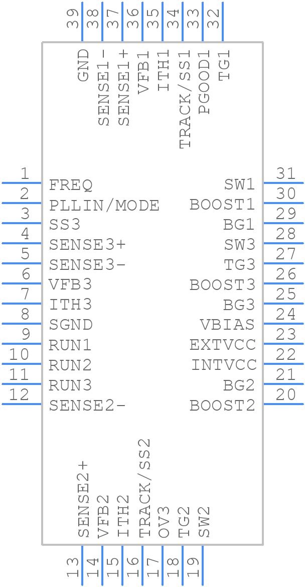 LTC3859EUHF#PBF - Analog Devices - PCB symbol