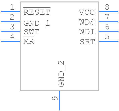 MAX16056ATA31+T - Analog Devices - PCB symbol