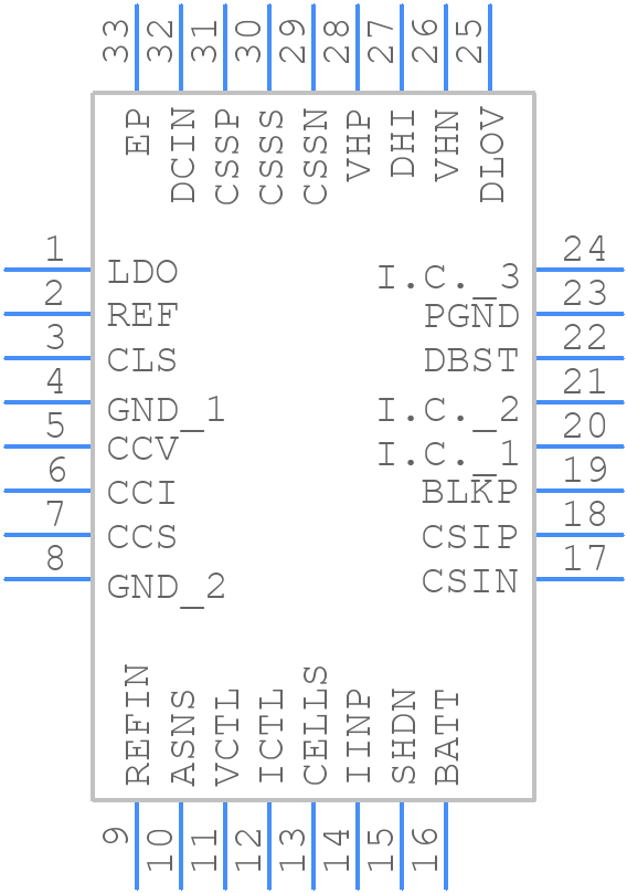 MAX1870AETJ+ - Analog Devices - PCB symbol