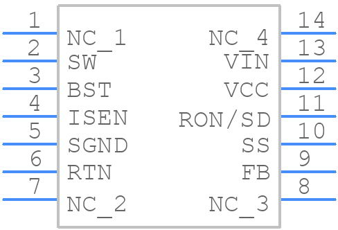 LM2694MTX/NOPB - Texas Instruments - PCB symbol