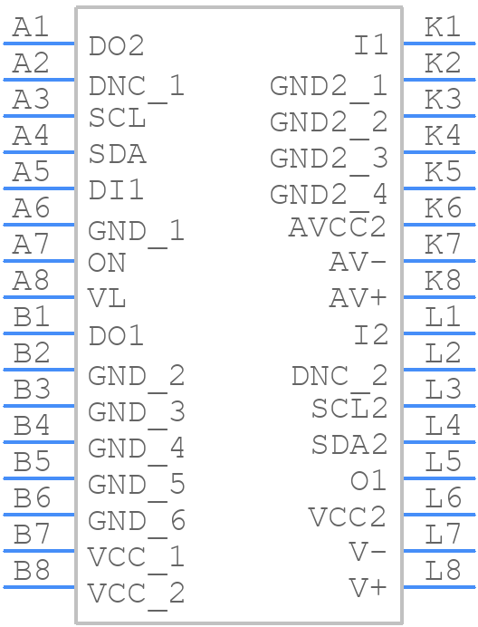 LTM2883IY-3S - Analog Devices - PCB symbol
