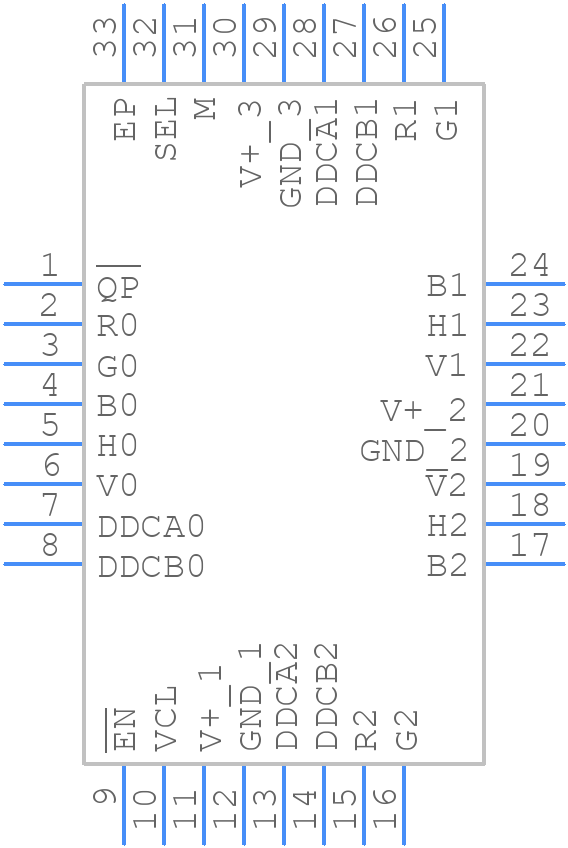 MAX4885ETJ+T - Analog Devices - PCB symbol