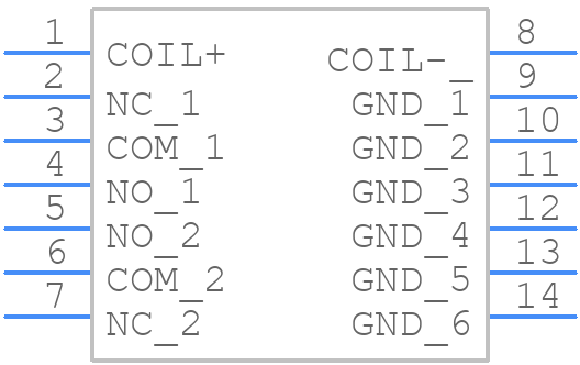 G6K-2F-RF-S-DC4.5 - OMRON Electronics - PCB symbol