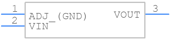 AP1086DL-13 - Diodes Incorporated - PCB symbol