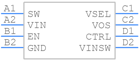 TPS62746YFPT - Texas Instruments - PCB symbol