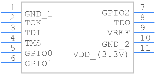 JTAG-SMT2 - DIGILENT - PCB symbol
