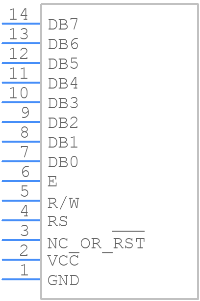 M162MD07AA-000 - Futaba - PCB symbol