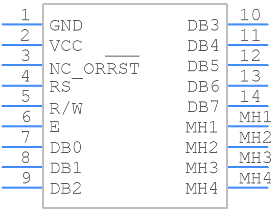 M162SD53AA-000 - Futaba - PCB symbol