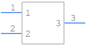 CDSOT23-SM712 - Bourns - PCB symbol