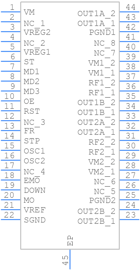 LV8729V-TLM-H - onsemi - PCB symbol