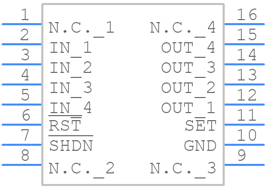 MAX1793EUE15+ - Analog Devices - PCB symbol