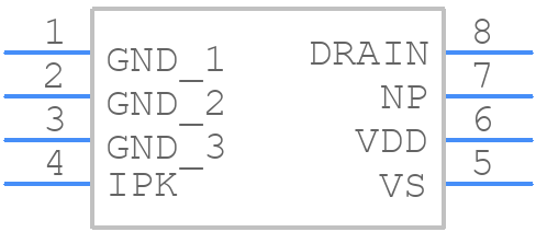 UCC28911D - Texas Instruments - PCB symbol
