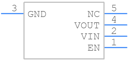 NCV5500DT50RKG - onsemi - PCB symbol