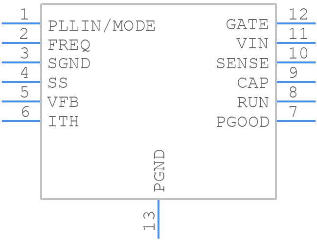 LTC3864IMSE#PBF - Analog Devices - PCB symbol