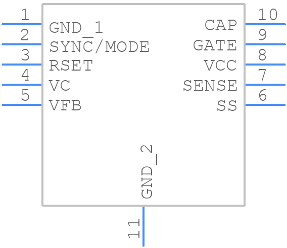 LTC3824IMSE#PBF - Analog Devices - PCB symbol