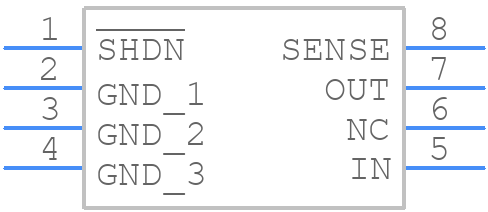 LT3007HTS8#TRMPBF - Analog Devices - PCB symbol