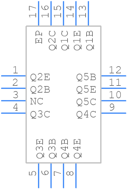 HFA3128RZ - Renesas Electronics - PCB symbol