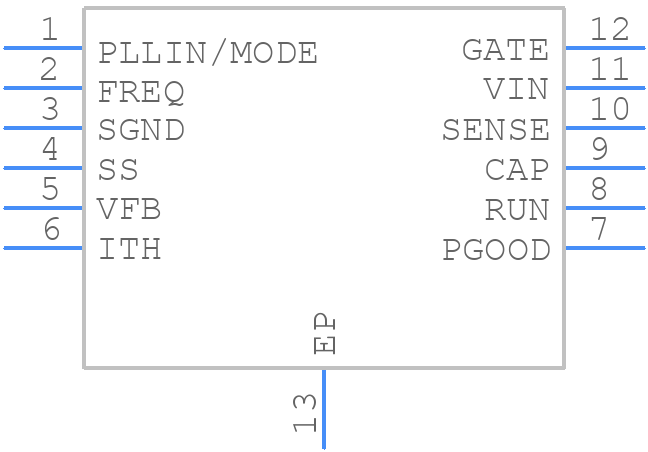 LTC3864HMSE#PBF - Analog Devices - PCB symbol