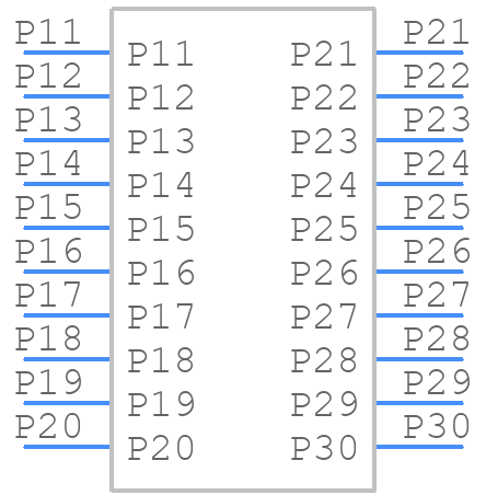 46436-9002 - Molex - PCB symbol