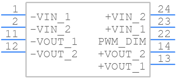 LDD-1000H - Mean Well - PCB symbol
