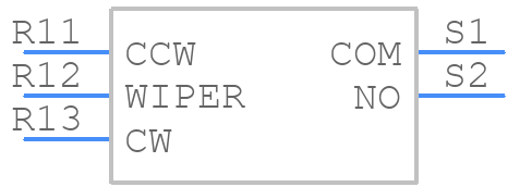 RK0971111Z0P - ALPS Electric - PCB symbol