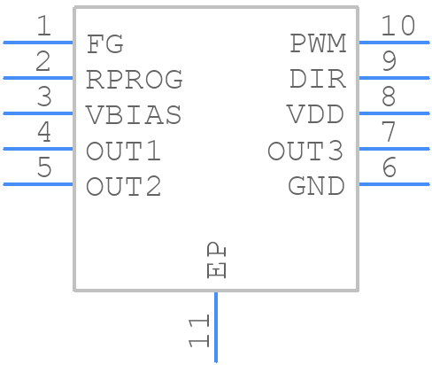 MTD6505T-E/NA - Microchip - PCB symbol