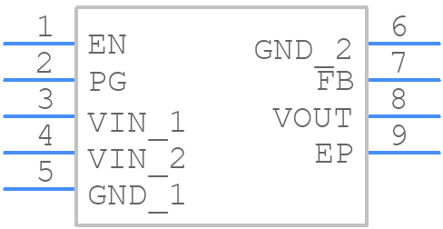 TPS82084SILT - Texas Instruments - PCB symbol