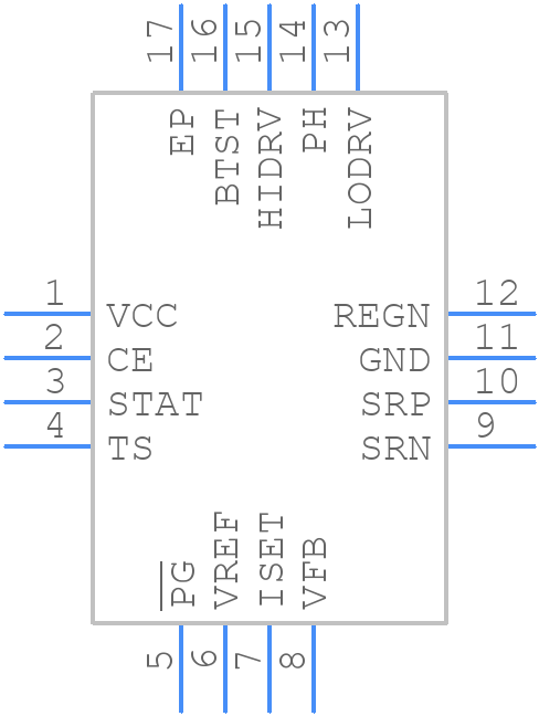 BQ24640RVAT - Texas Instruments - PCB symbol