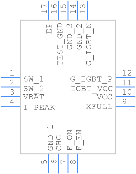 TPS65563ARGTT - Texas Instruments - PCB symbol