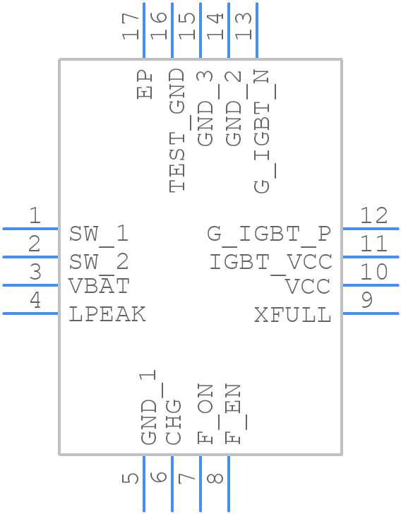 TPS65563ARGTR - Texas Instruments - PCB symbol