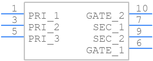 RA6998-BLB - COILCRAFT - PCB symbol