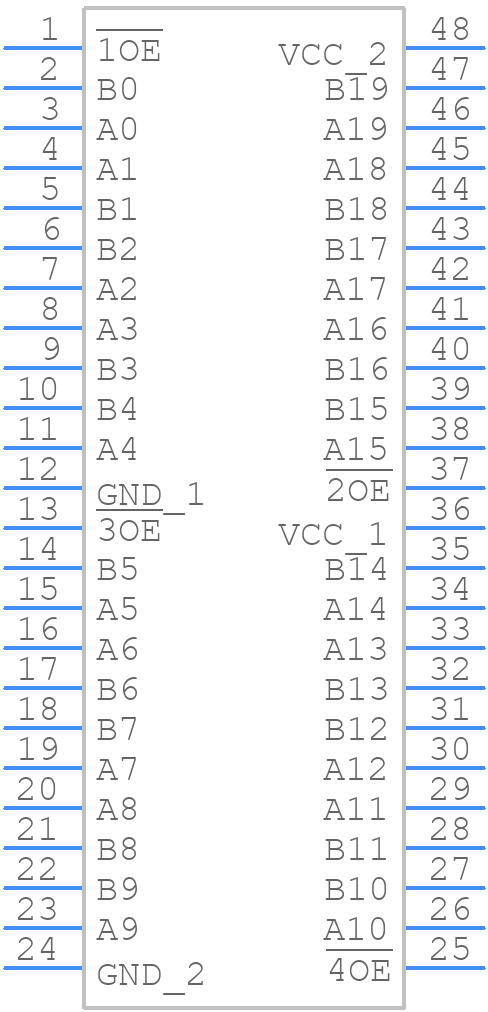QS32XVH384Q1G8 - Renesas Electronics - PCB symbol