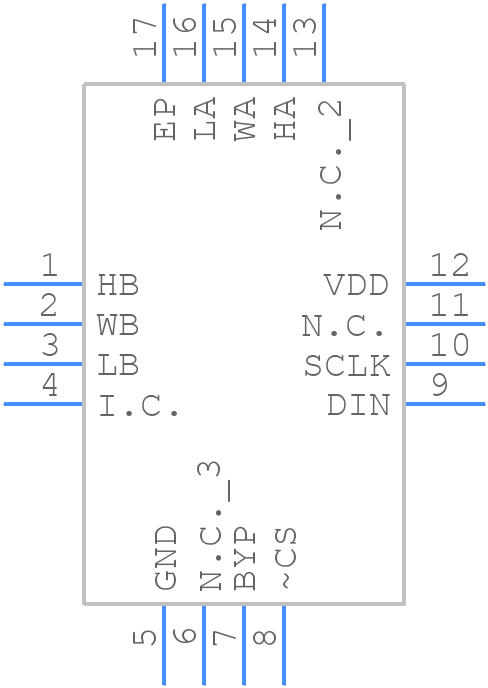 MAX5391NATE+T - Analog Devices - PCB symbol
