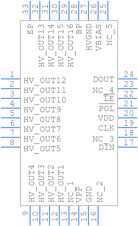 HV528K6-G - Microchip - PCB symbol