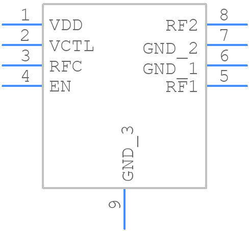 HMC349MS8GETR - Analog Devices - PCB symbol