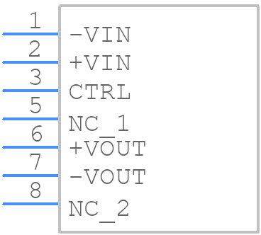 RS-0505S - RECOM Power - PCB symbol