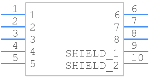 R-RJ45S08P-B000 - Chanklement Industry Co. - PCB symbol