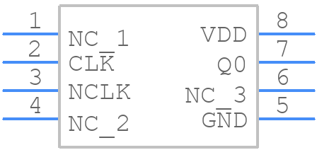 ICS83021AMILF - Renesas Electronics - PCB symbol
