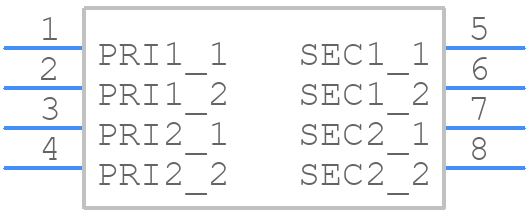 FS10-250 - Triad Magnetics - PCB symbol