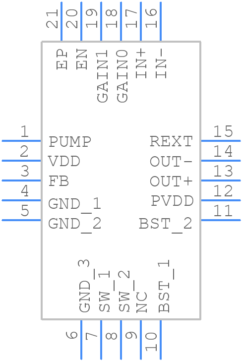 DRV2700RGPT - Texas Instruments - PCB symbol