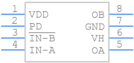 ISL55111IVZ-T - Renesas Electronics - PCB symbol