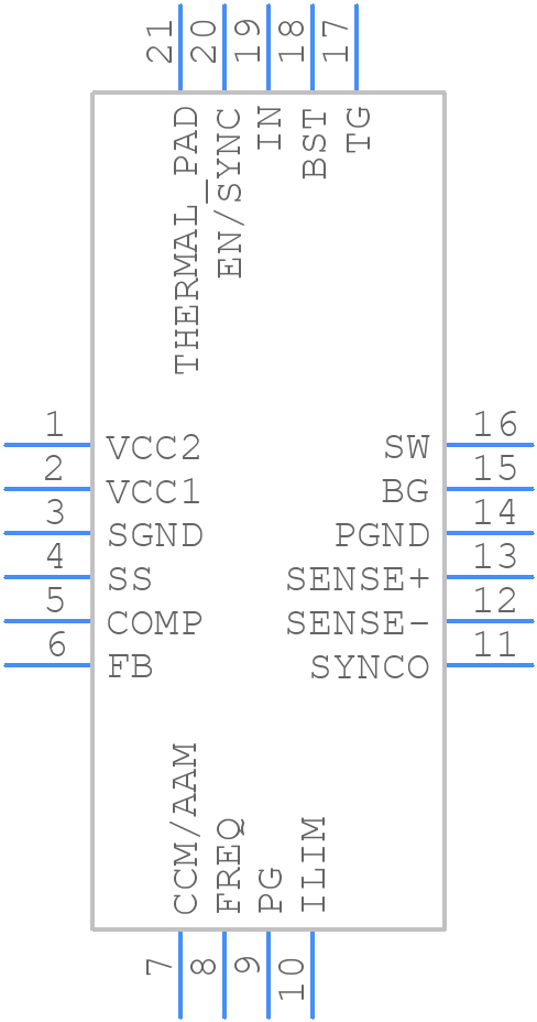 MP9928GL-Z - Monolithic Power Systems (MPS) - PCB symbol
